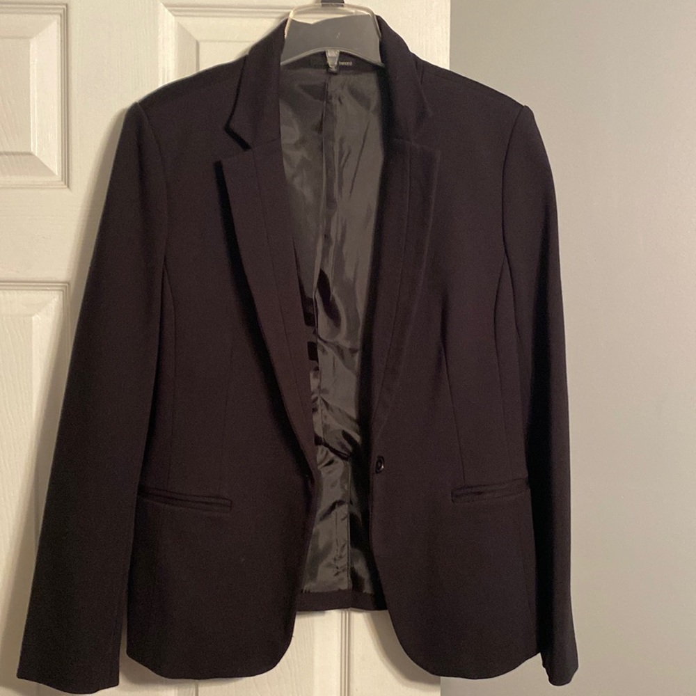 Harve Benard Large Thick/Comfy Black Black Blazer